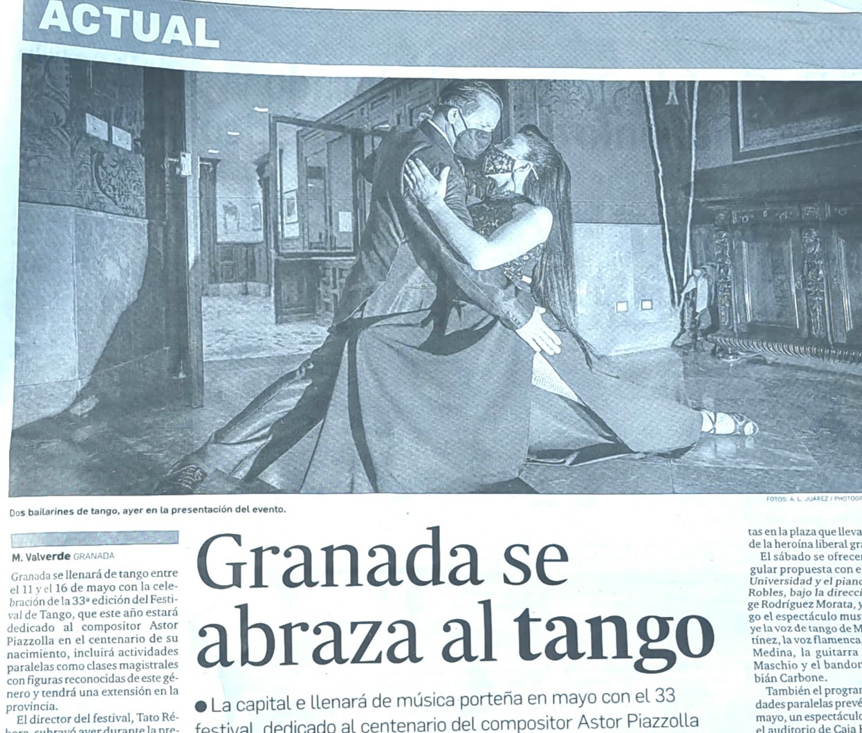 Granada se abraza al tango