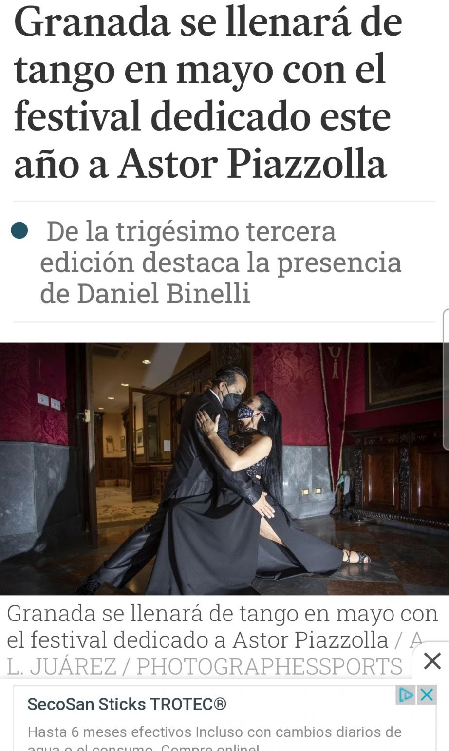 Festival dedicado a Astor Piazzolla