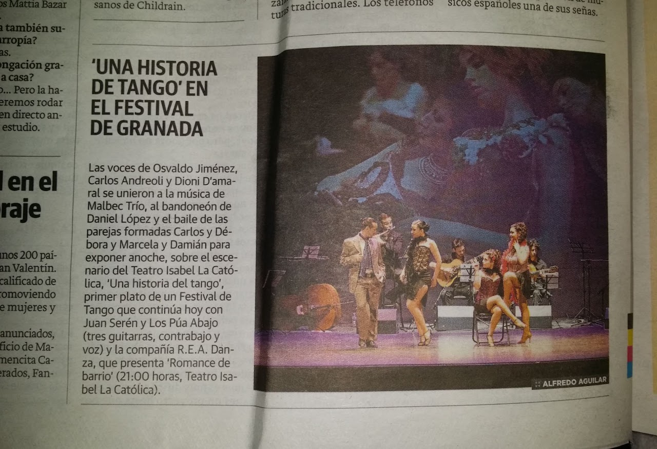 Una historia de tango en el Festival de Granada