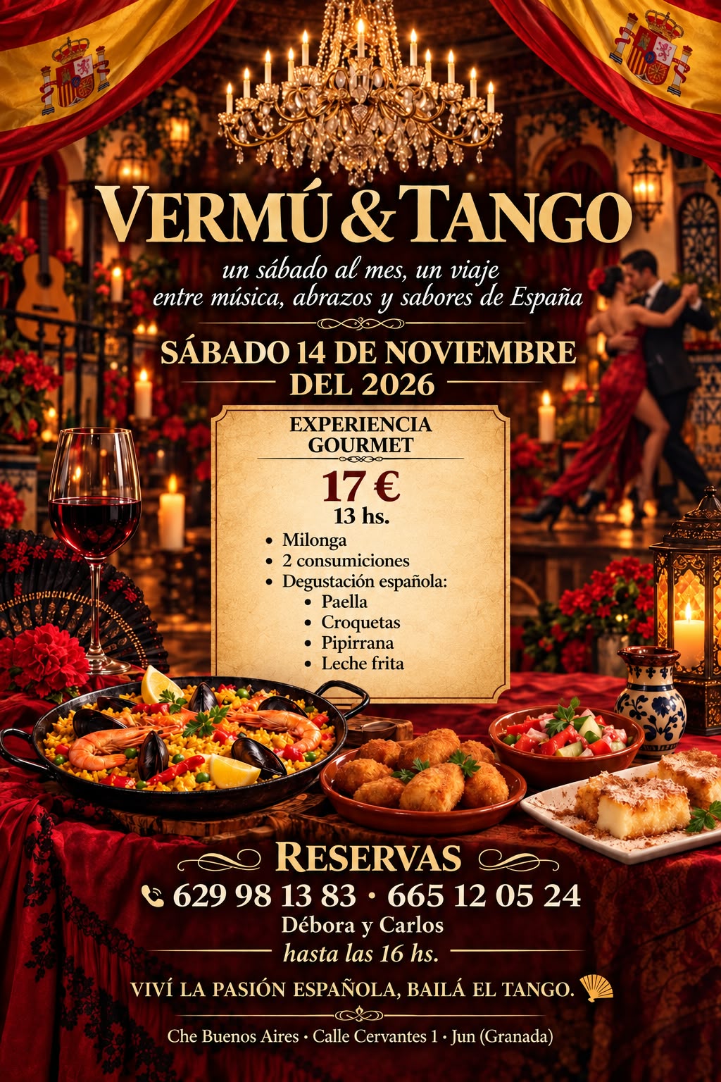 Vermú y Tango España - 14 de noviembre de 2026